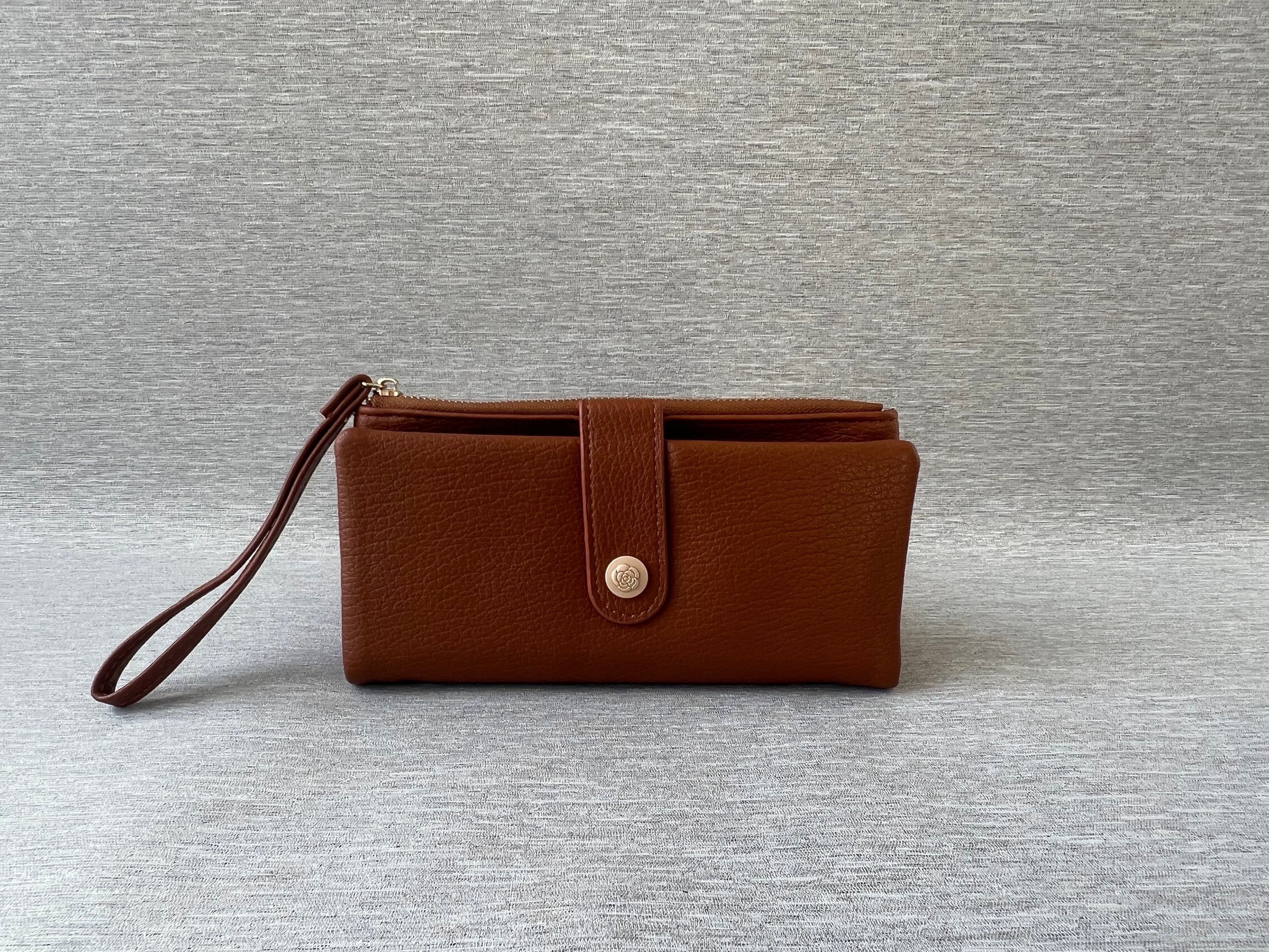Leather Wristlet Wallet
