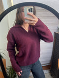 The Camille Collared Knit Sweater