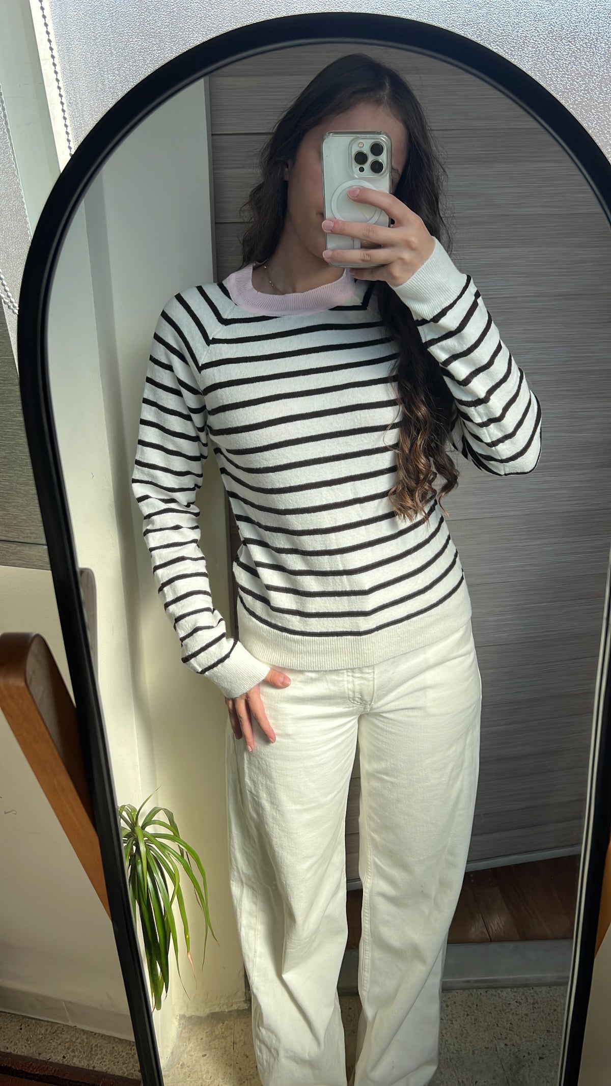 Café Days Striped Sweater