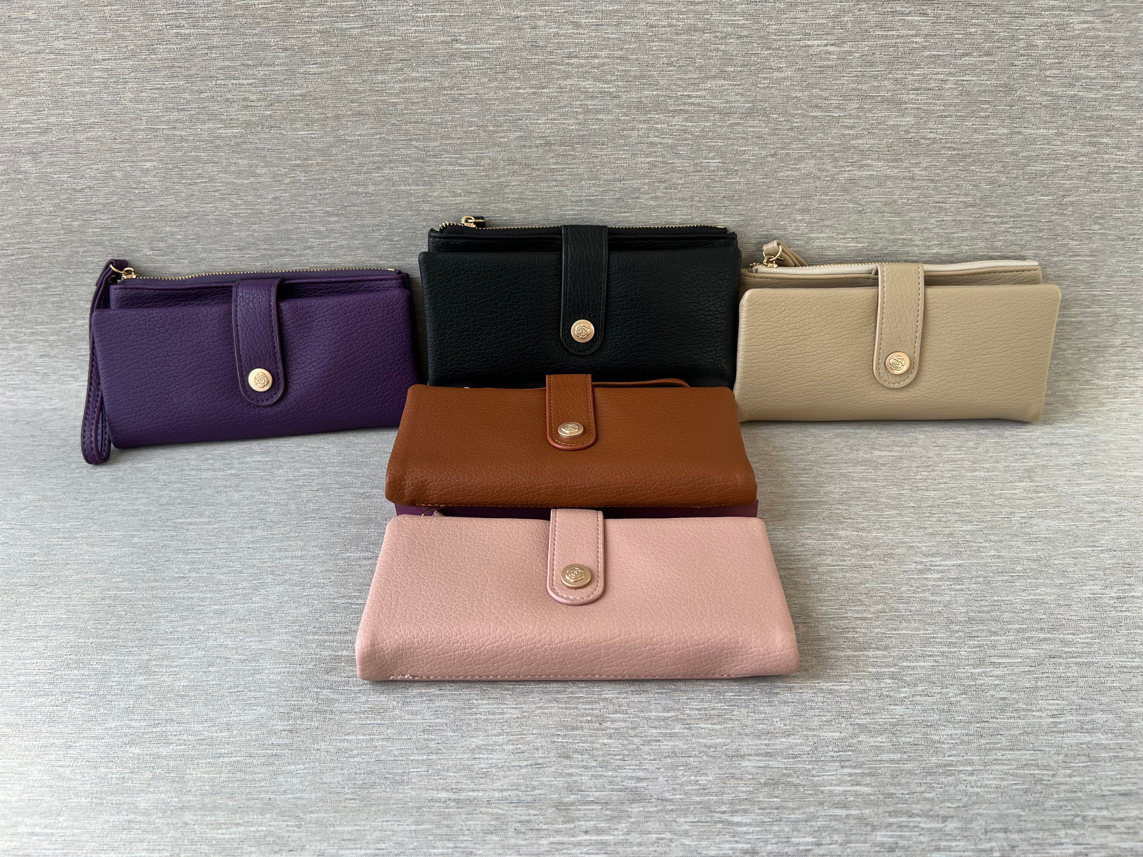 Leather Wristlet Wallet