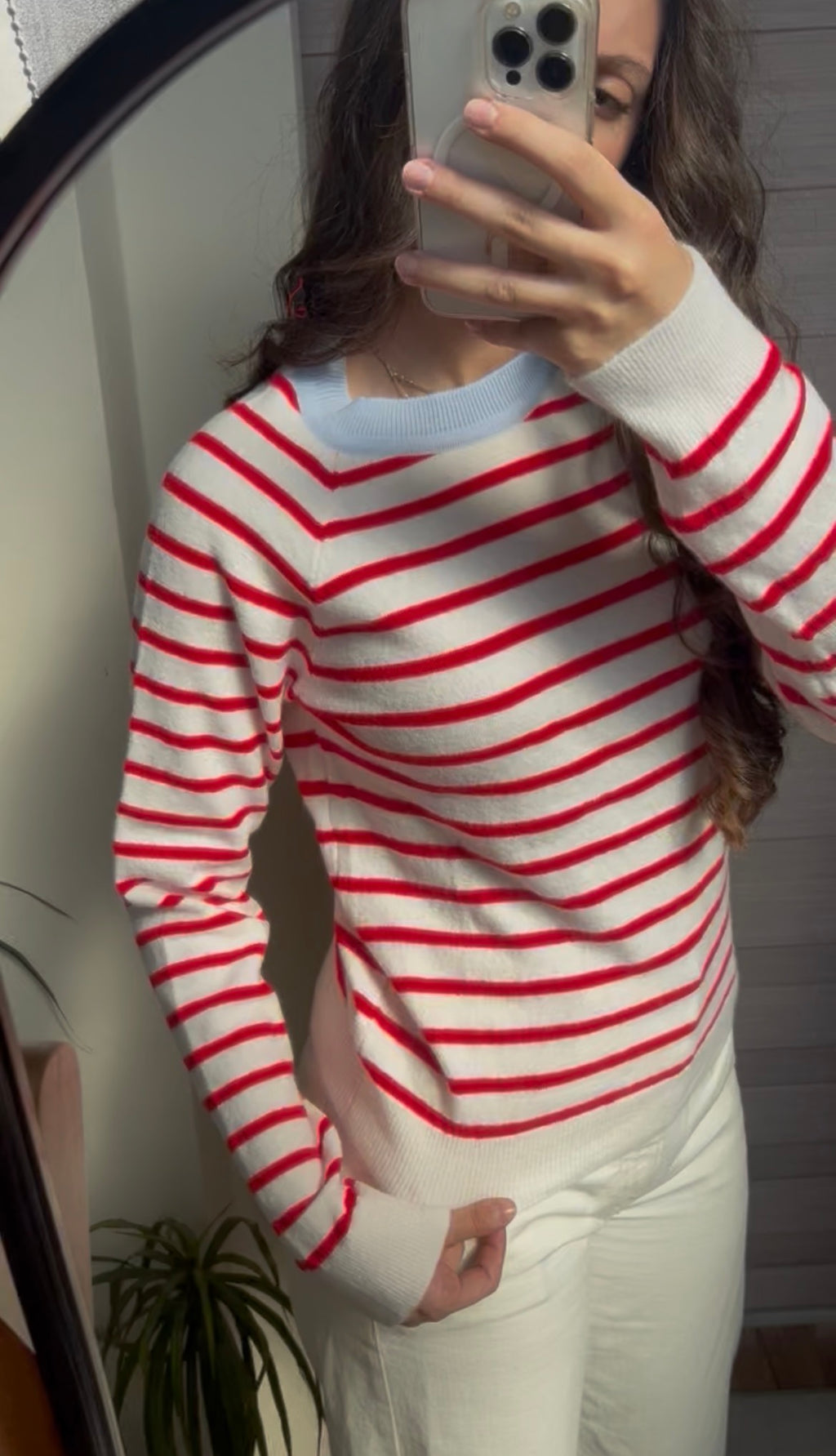 Café Days Striped Sweater