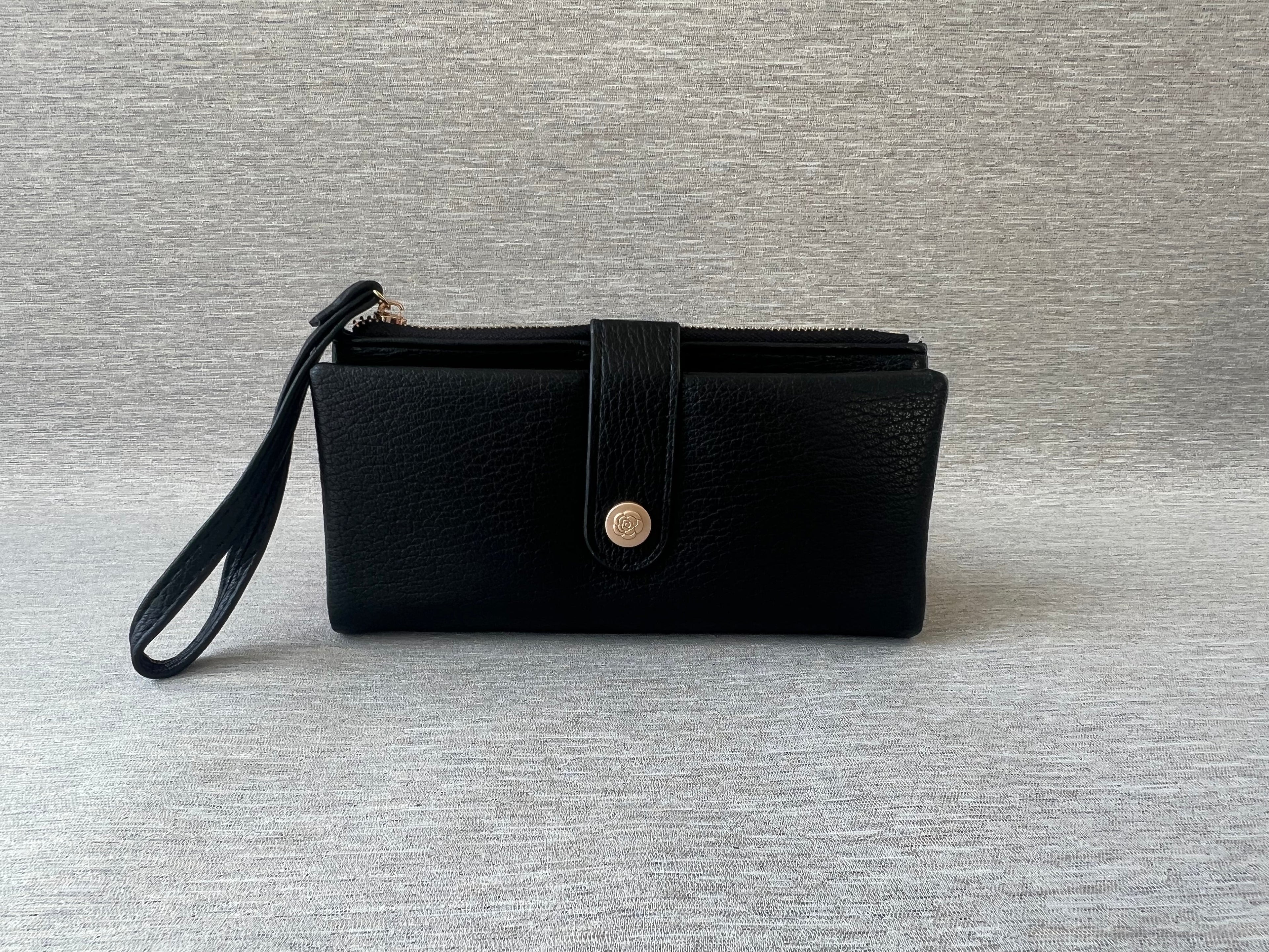 Leather Wristlet Wallet
