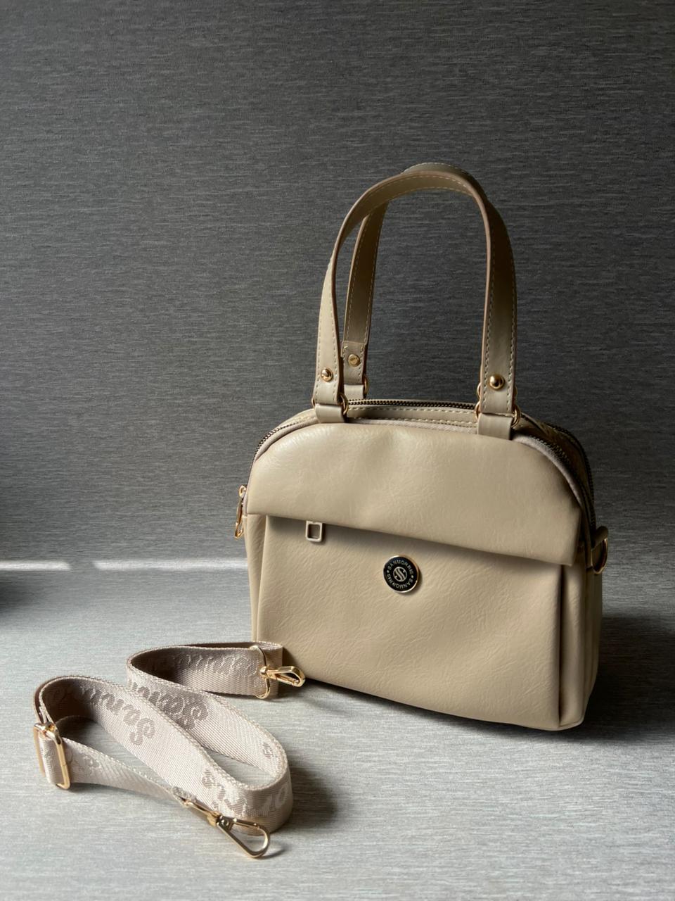 Structured Top Handle Bag