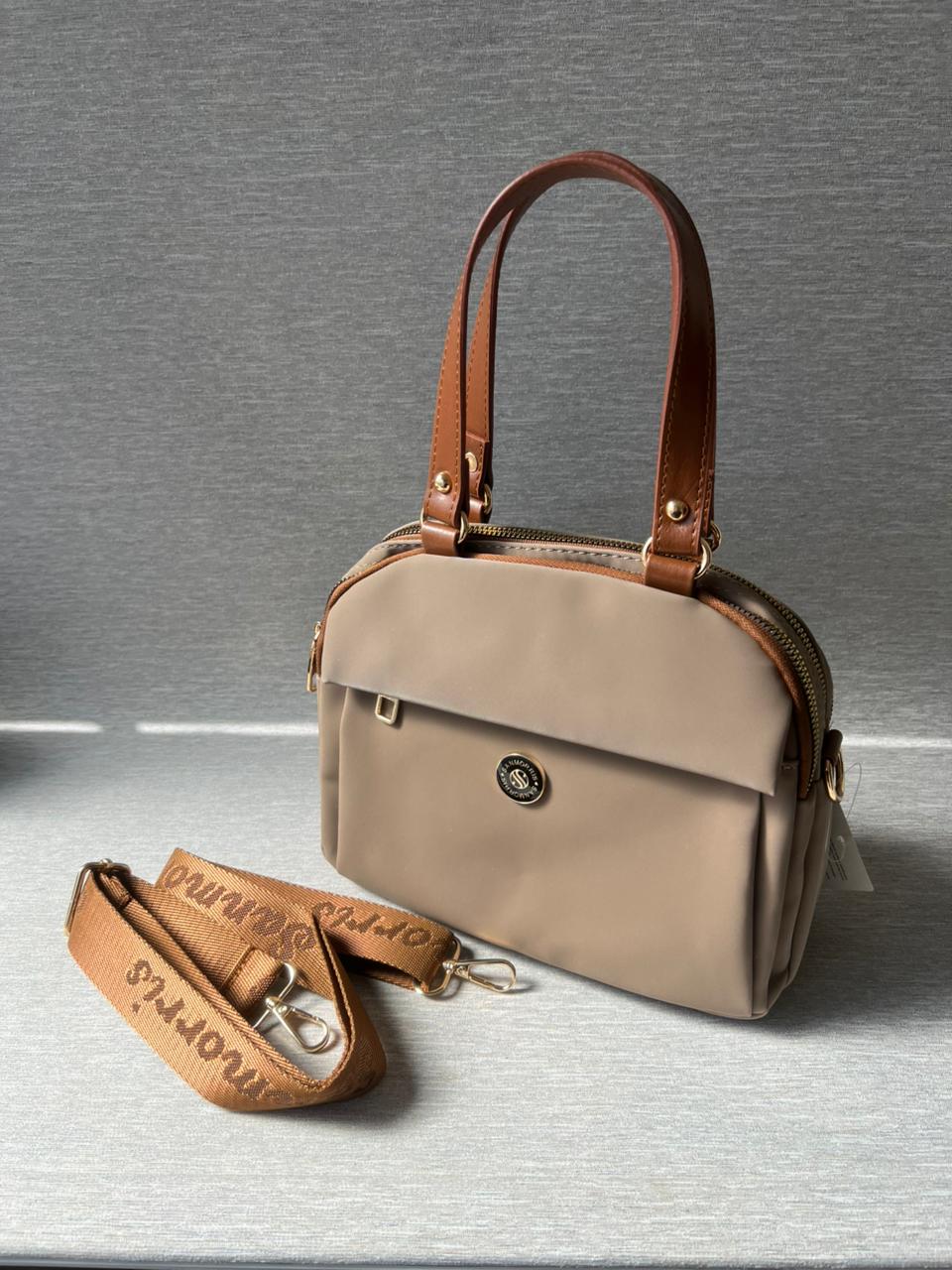 Structured Top Handle Bag