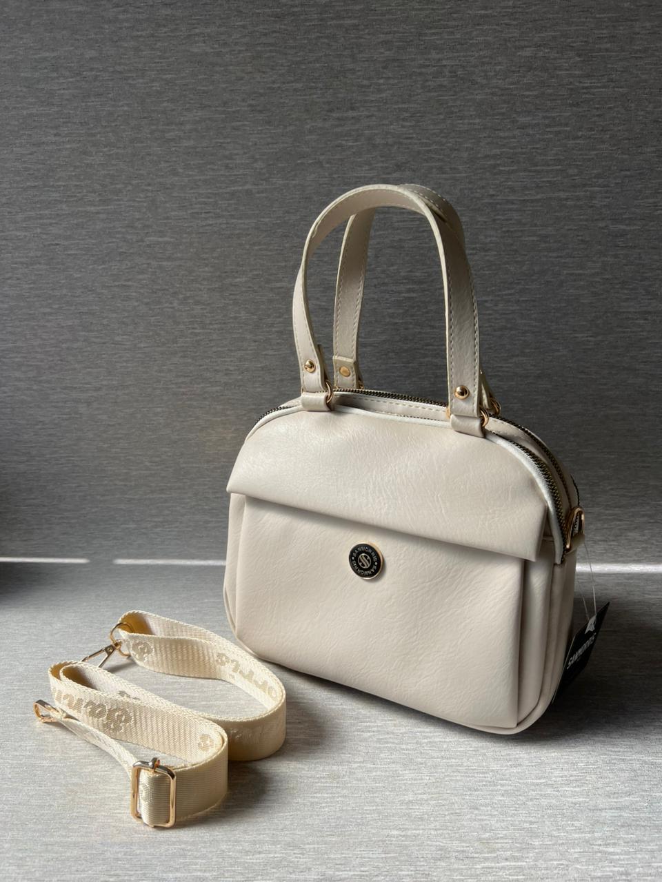 Structured Top Handle Bag