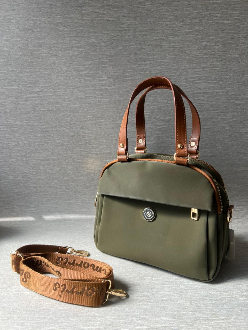 Structured Top Handle Bag